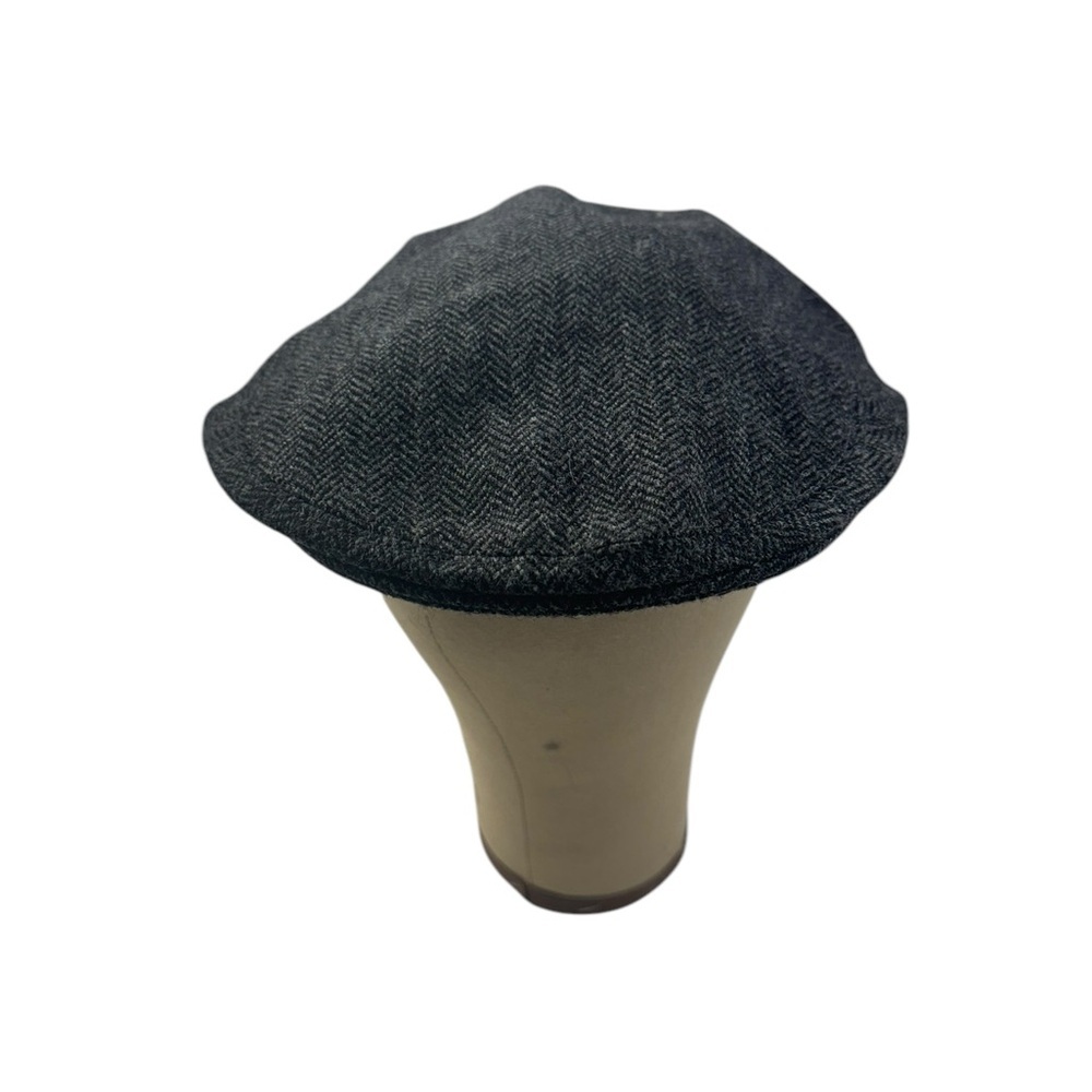 Lawrence  Foster tweed cap wool hat sz 7 1/2 - Picture 2 of 5